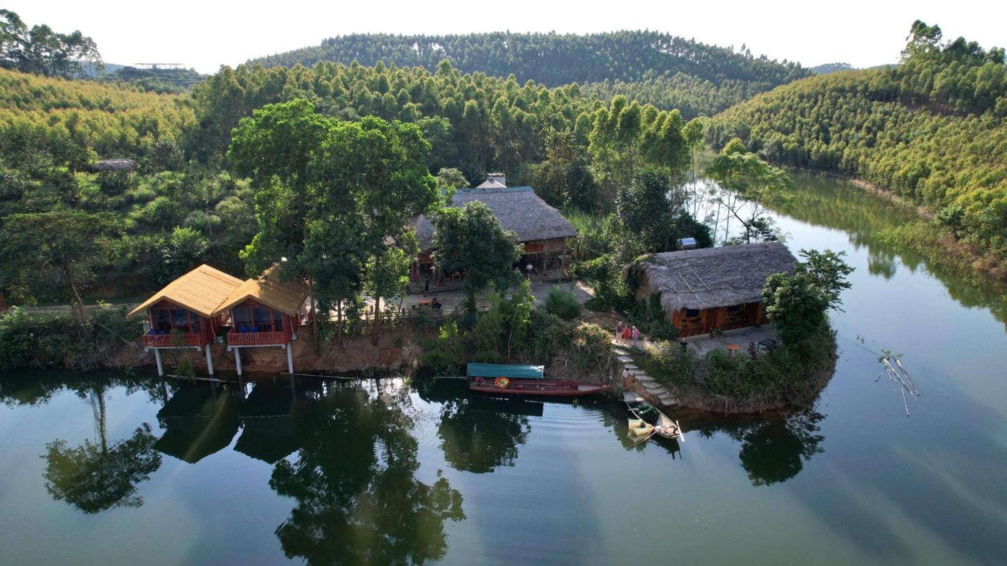 Giangtien Homestay-Vulinh Farmstay-Bungalow Yen Binh Exterior photo